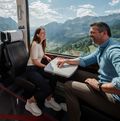 Fahrgäste Bernina Express