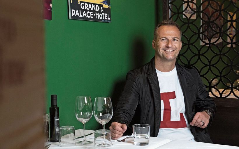 «L» wie «Lugano»: Tourismusdirektor Massimo Boni in der Zürcher Filiale des Luganeser Restaurants Gabbani.