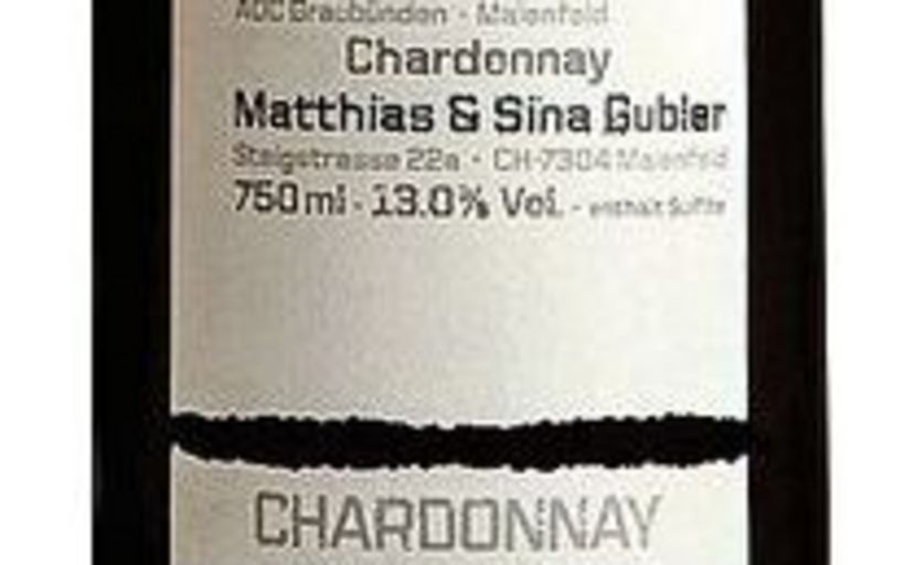 Weissweinflasche Marke Chardonnay 2020