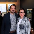 Der Anlass stand im Zeichen von Vernetzung und Zukunftsfragen, James Schneider, Direktor ibis Styles Bern City, Isabel Niklaus, COO Kursaal Bern v. l.