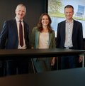 Diskutierten über die Zukunft des Tourismus: Marcel Dietrich, Präsident Reka, Bigna Silberschmidt, Journalistin und Moderatorin, Reto Knutti, Klimatologe, Roland Ludwig, CEO Reka (v. l.)