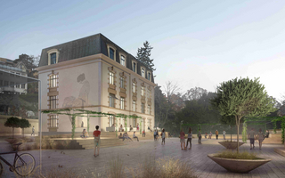 image de synthèse future auberge 