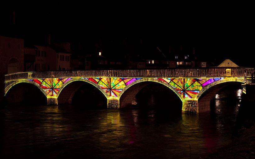 pont St-Jean illuminé