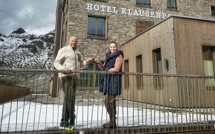 Hotel Klausenpass, André Riehle, Beatrice Arnold, Klausenpass AG, Führungswechsel Hotellerie, Berghotellerie, Uri