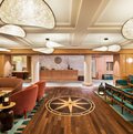 Die Lobby des Hotels Flüela Davos steht sinnbildlich für den Ausbau des hochwertigen Hotelangebots, auf das Hyatt im laufenden Geschäftsjahr setzt.