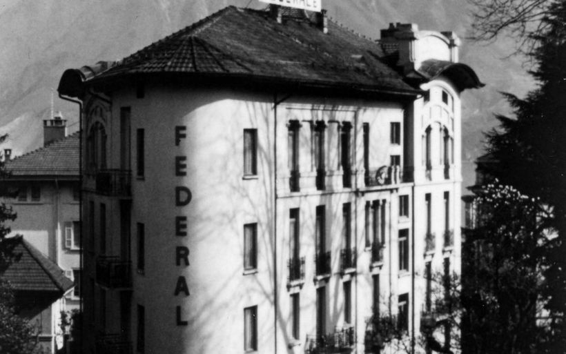 Hotel Federale in den 50er Jahren