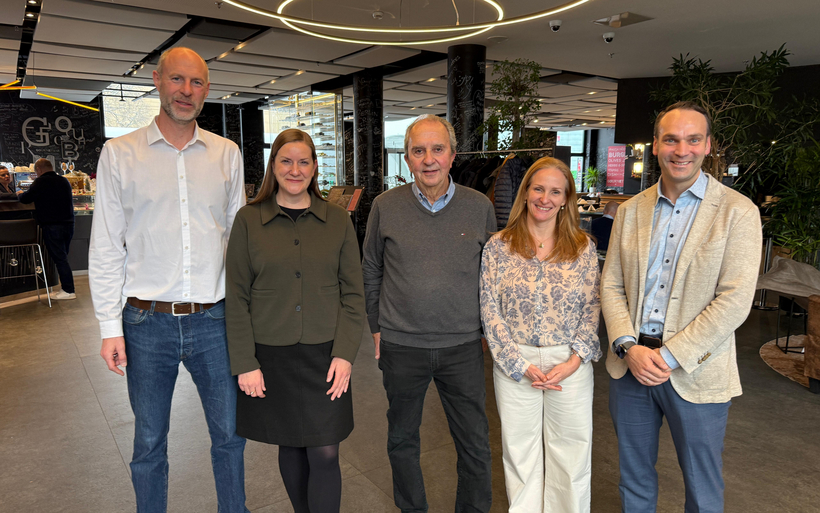 Pierre Isenschmied, Sabrina Westphälinger, Georges Schneider, Nadja Mastrandrea und Jochen Renz.