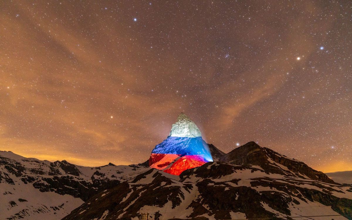 Matterhorn-Beleuchtung geht nach fünf Wochen zu Ende