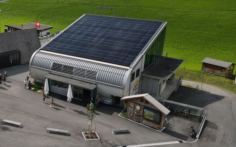 Neue 60kWh Solaranlage auf der Talstation der Luftseilbahn