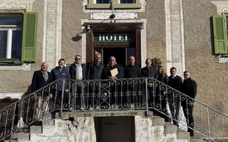 Bild zum Baustart in S-chanf