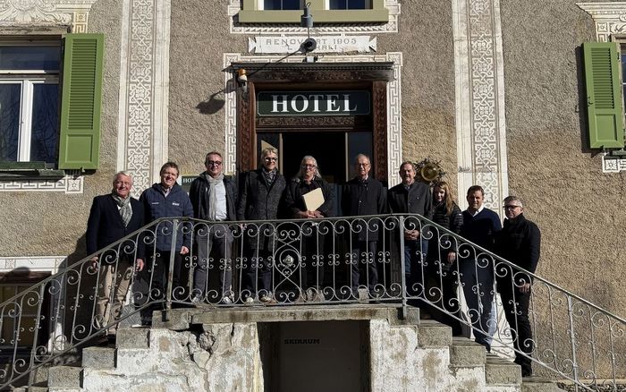 Bild zum Baustart in S-chanf