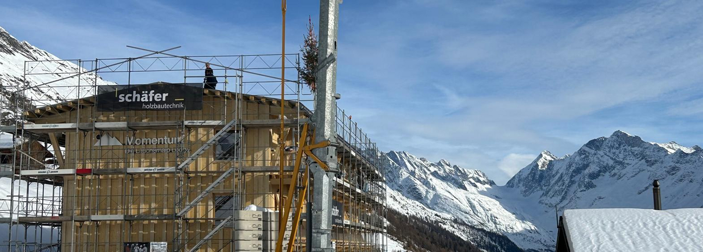  l'hôtel Momentum sur  l’alpage Lauchernalp