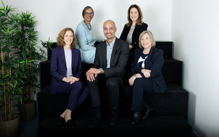 Julia Bicher, Sabine Adam, Silvano Schär, Olivia Montanari Bürgin und Silvia Agster