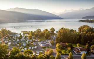 TCS Camping, Camping, Logiernächte, Schweizer Tourismus, Campingtourismus, Ferien, Bergregionen