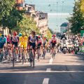 Ligne d'arrivée de Tour de France à Lausanne en 2022