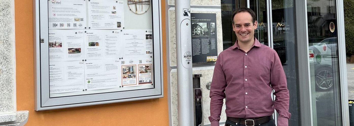 Walliser Hotelier-Verein, WHV, Swisstainable Stufe II, Valais Entreprise, Fabian Albrecht, Olivier Andenmatten, Hotel des Alpes Fiesch, HDurable