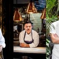 Emmanuel Pilon vom Drei-Sterne-Restaurant Le Louis XV in Monaco, Kai Ho vom Drei-Sterne-Restaurant Taïrroir in Taipeh und Álvaro Clavijo vom Spitzenrestaurant El Chato in Bogotá kochen an der Sommeredition des St. Moritz Gourmet Festivals 2026 (v. l.).
