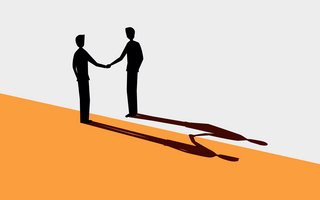 Grafik Handshake