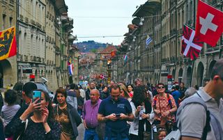 Touristen in Bern