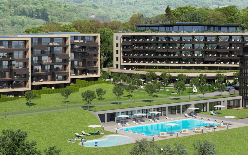 Le Clay inmitten von Les Terrasses des Lavaux