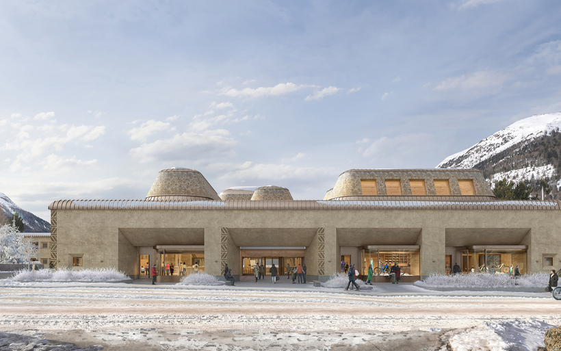 Der zweigeschossige Holzbau wurde von Norman Foster entworfen und soll Ende 2028 eröffnen.