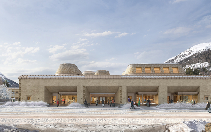 Der zweigeschossige Holzbau wurde von Norman Foster entworfen und soll Ende 2028 eröffnen.