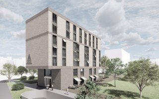 image de synthèse auberge de jeunesse Genève 