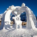 World Snow Festival Schneeskulptur