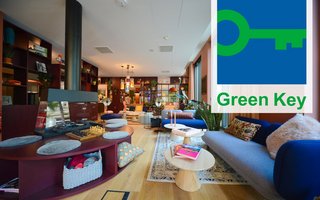 lobby et logo Green Key 