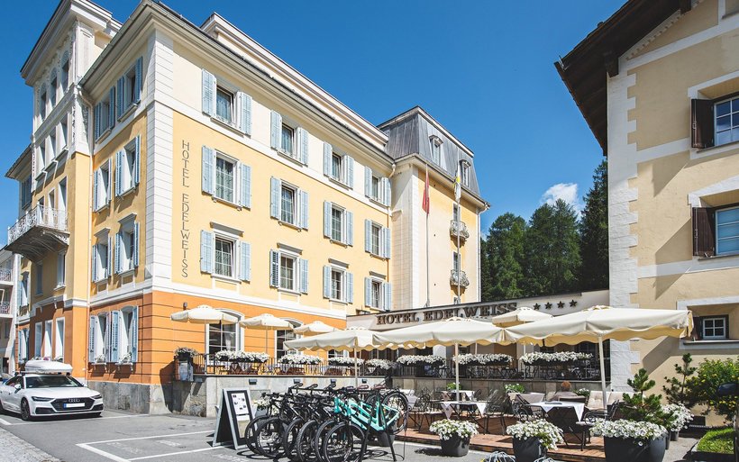 Hotel Edelweiss, Sils-Maria, Engadin, Hotelgeschichte, Hoteljubiläum, Hotellerie, AG Post & Mercatorium