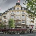 Aussenansicht des Hotels Ambassador in Zürich 