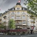 Aussenansicht des Hotels Ambassador in Zürich 