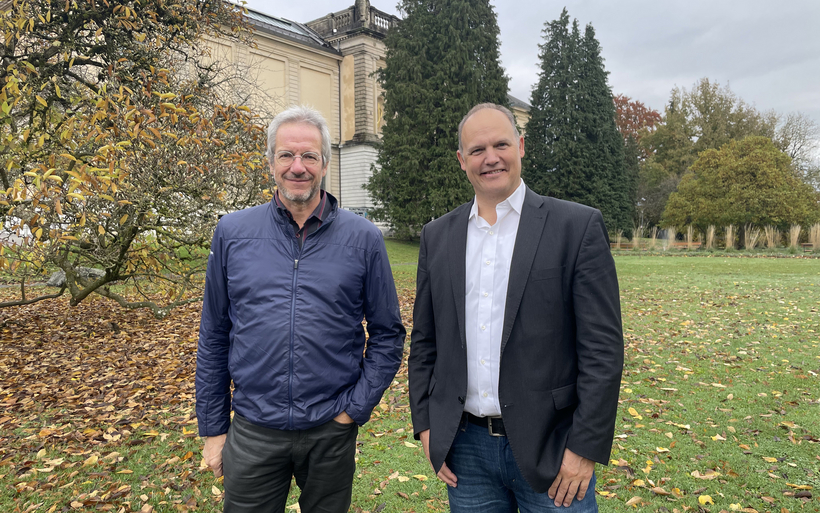 Wechsel im Präsidium des Destination Labs: Stefan Sieber, Leiter Guest Relations bei der Engadin Tourismus AG, übergibt an Bernhard Christen von Solothurn Tourismus.