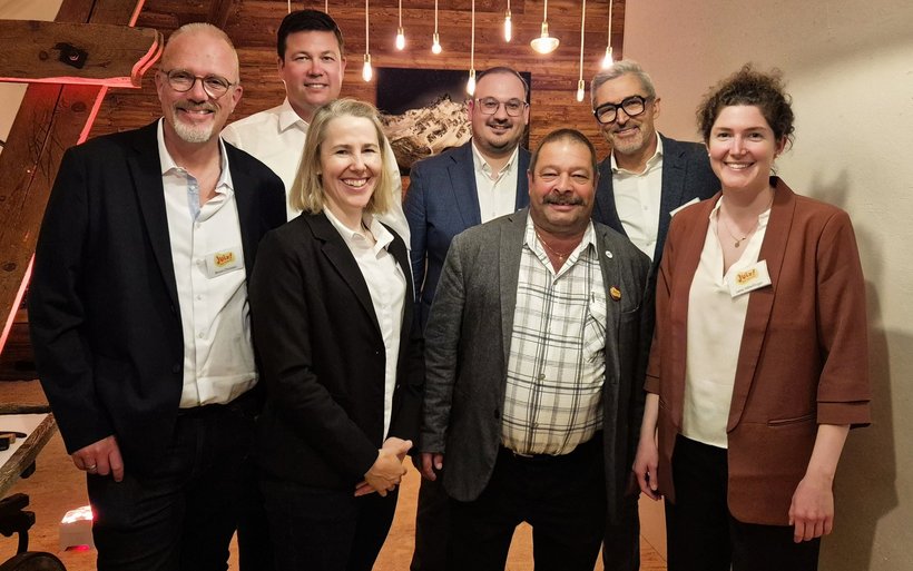 Der neue Vorstand von Nidwalden Tourismus: Bruno Christen, Thomas Amstutz, Beatrice Zimmermann, Dominik Stalder, Sepp Gabriel, Andres Lietha und Lena Häfelfinger  (v.l. es fehlt Christian Spinnler)