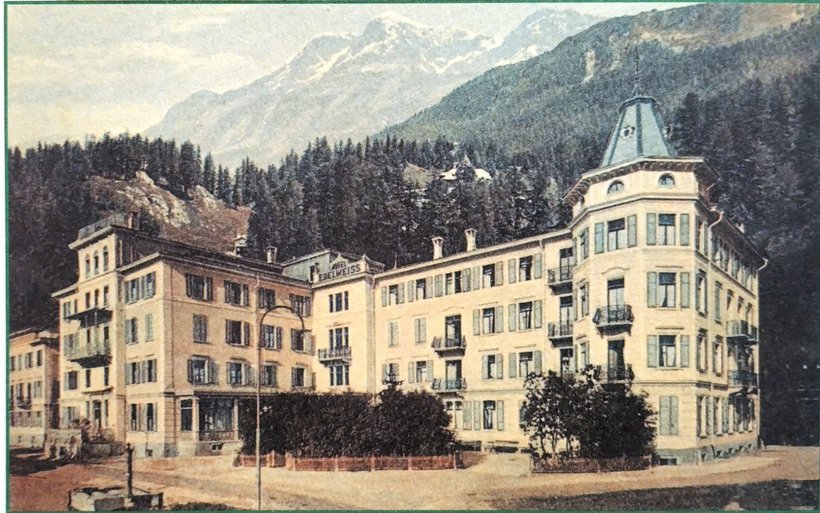 Hotel Edelweiss, Sils-Maria, Engadin, Hotelgeschichte, Hoteljubiläum, Hotellerie, AG Post & Mercatorium