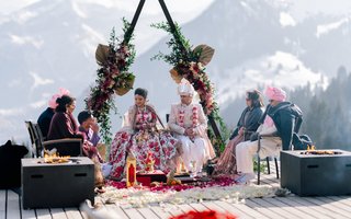 mariage indien à l’Alpina Gstaad