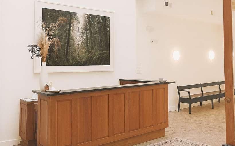 Dobas Hoteleingang alt