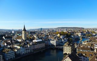 Panoramablick Stadt Zürich