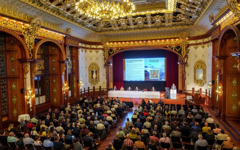 Zahlreiche Mitglieder der Tourismus-Organisation Interlaken versammelten sich zur Hauptversammlung im Congress Kursaal Interlaken.