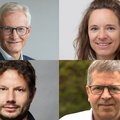 Der neue Vorstand: Hans-Peter Egler, Susanne Reber, Tobias Meier und Claudio Juen (im Uhrzeigersinn)