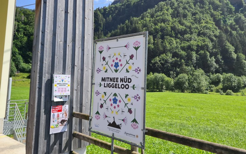 Alpstein, Littering, Wandern, Appenzellerland, Sensibilisierung, Abfallsäckli, Ranger