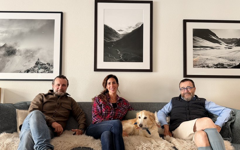 Giancarlo Morelli, Silvia Ghisleni und Massimiliano Trombetta