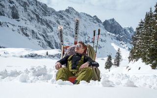 Marco Odermatt im Schnee