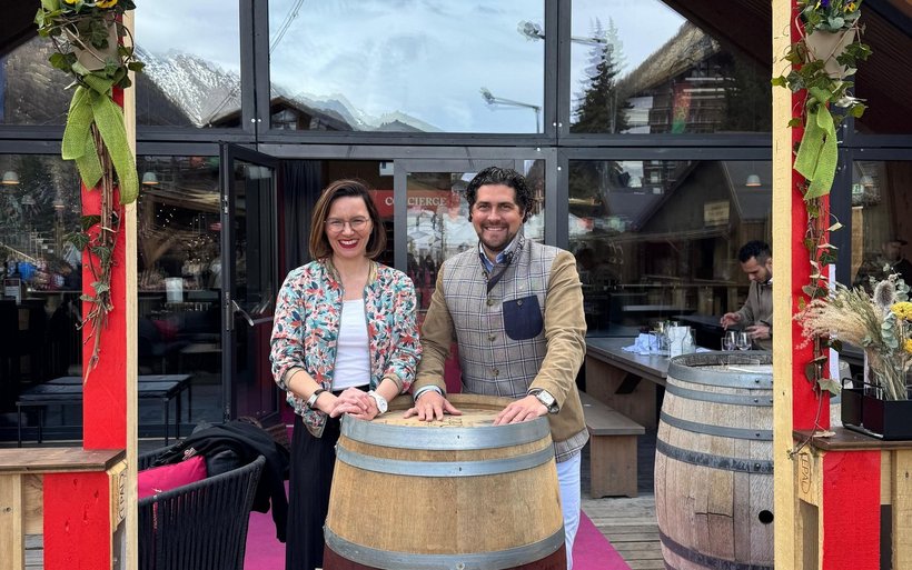 Sebastian Metry und Corinne Julen