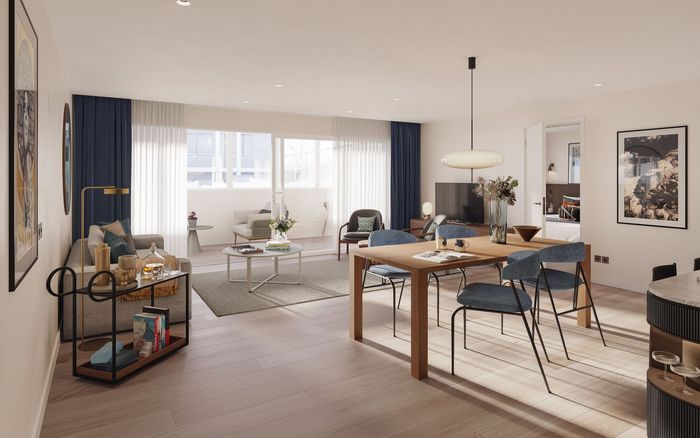 Rendering Neubau Apartment Hard Rock Hotel Davos