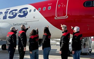 Delegation beim Flughafen Zürich