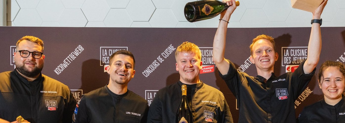 Kochwettbewerb, Janis Müller, La Cuisine des Jeunes, Kalbfleisch, Bern, Schweizer Fleisch