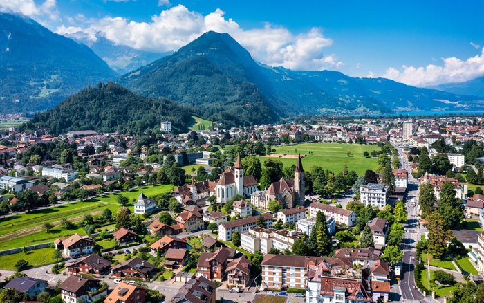 Interlaken von oben