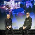 Gastgeber Gieri Spescha im Gespräch mit Kulturmacher Giovanni Netzer (Origen)