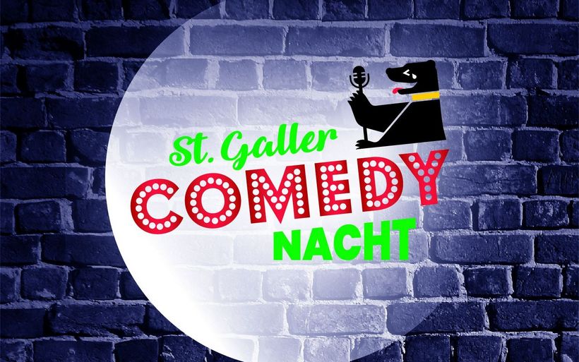 Logo für die St. Galer Comedy Nacht